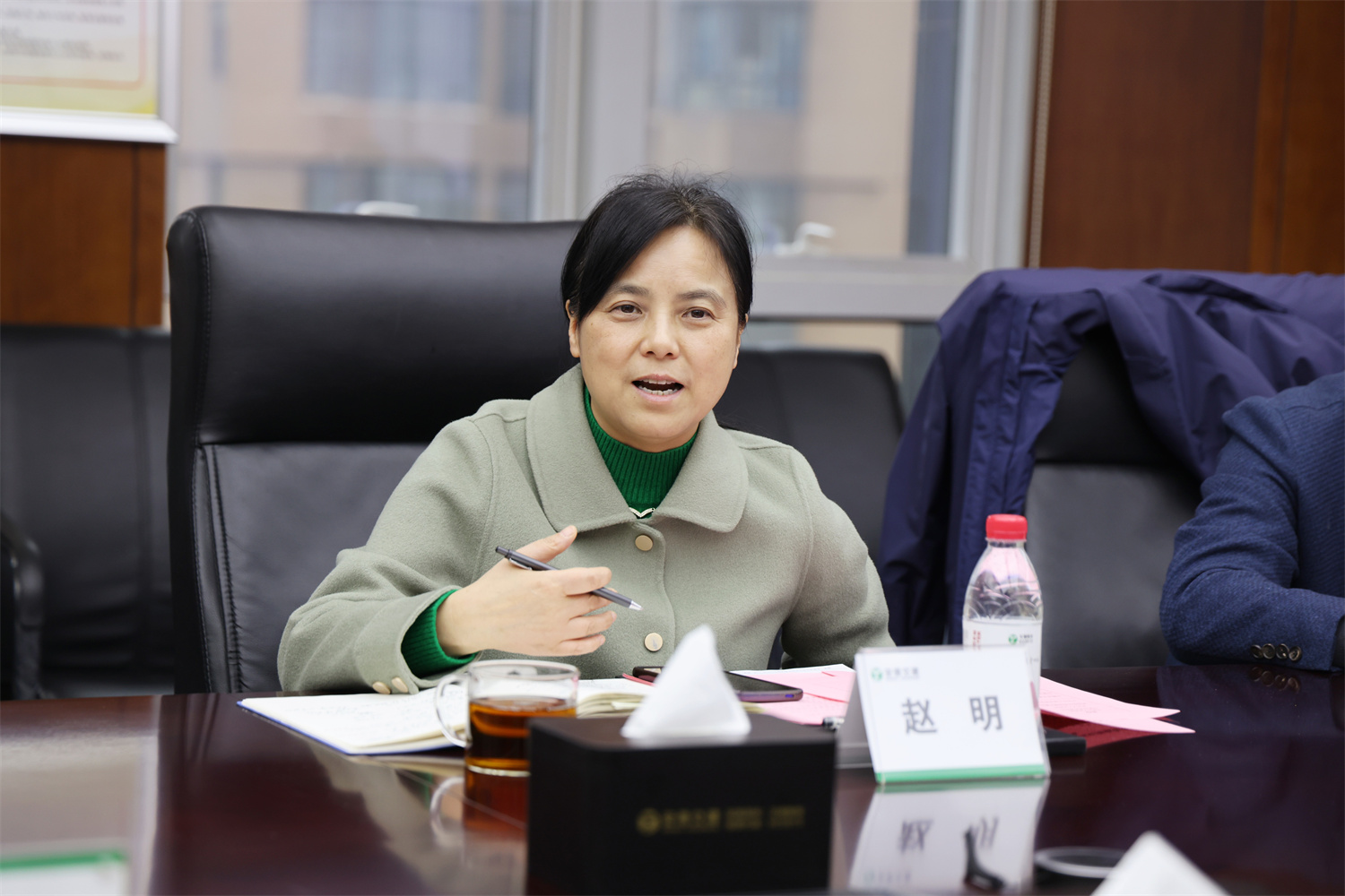 合肥市人民政府副市长赵明到中安华力走访调研