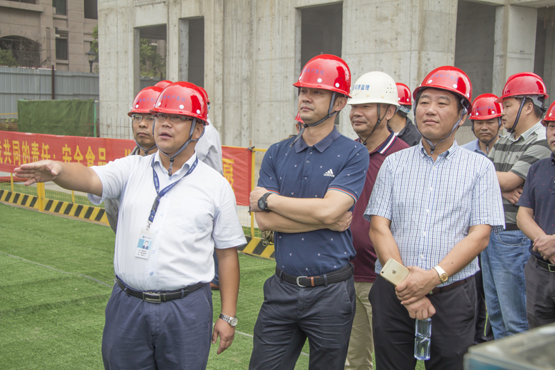 安徽高速地产集团赴华力高速云水湾项目现场观摩