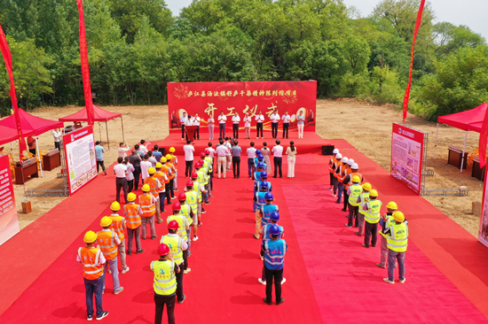 庐江县汤池镇舒庐干渠精神陈列馆项目正式开工