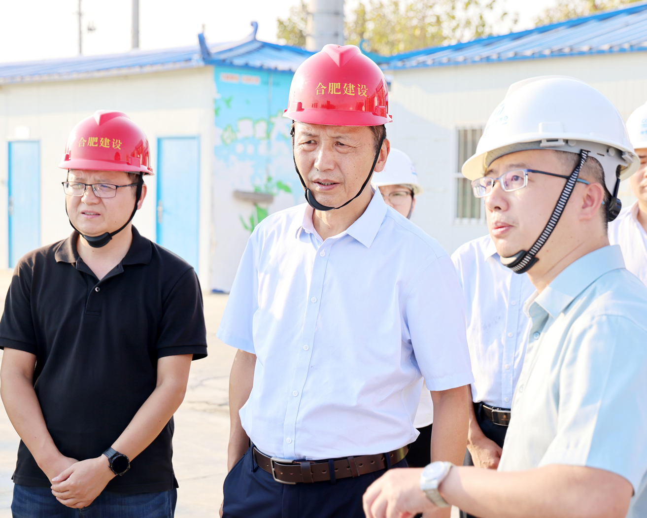 合肥市城乡建设局党组书记、局长黄永宏到钟油坊污水处理厂项目督查项目安全生产