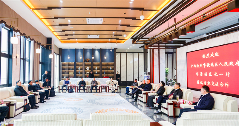 广西钦北区委副书记、区长邓洁丽率队赴安徽精准招商